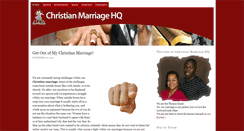 Desktop Screenshot of christianmarriagehq.com