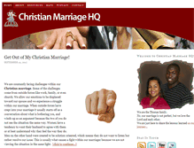 Tablet Screenshot of christianmarriagehq.com